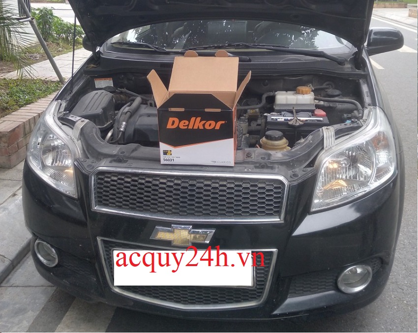 Bình ắc quy Chevrolet Aveo