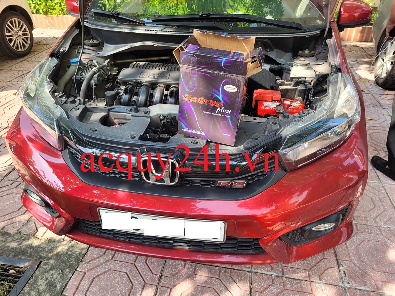 Thay ắc quy Emtrac 38B20L tốt nhất cho Honda Brio