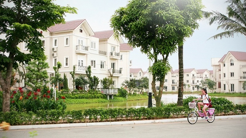 Không gian xanh Vinhomes Riverside