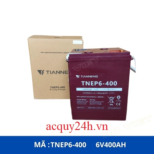 Ắc Quy Xe Điện Tianneng TNEP6-400 (6V - 400Ah)