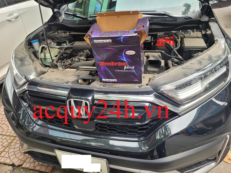 Bình ắc quy Emtrac 55B24LS bảo hành 18 tháng thay cho Honda Crv