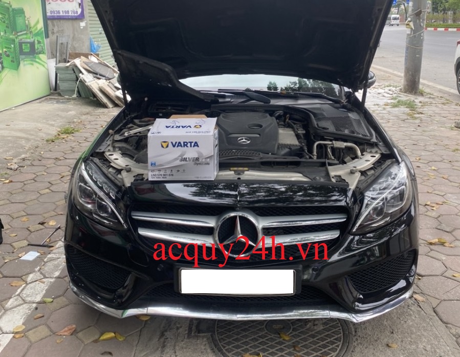 Bình ắc quy Varta AGM LN3 chính hãng thay cho xe Mercedes C300