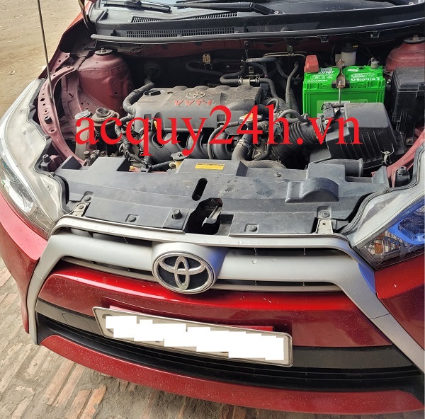 Thay ắc quy Amaron 55B24LS tốt nhất cho Toyota Yaris