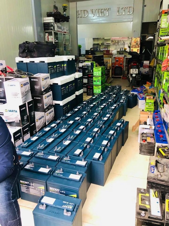 Ắc quy xả sâu rocket cho xe điện du lịch, xe điện chở khách, sân Golf