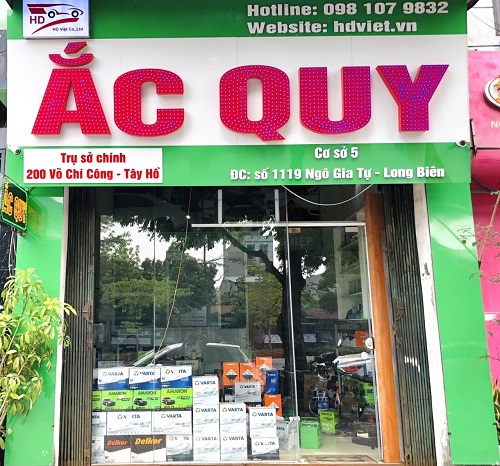 Đại lý ắc quy Battery24h-HD Việt chi nhánh 1119 Ngô Gia Tự - Long Biên - Hà Nội