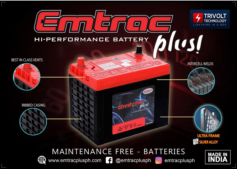 Thương hiệu ắc quy Emtrac Plus AGM