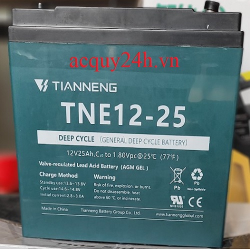 Ắc quy xe điện Tianneng TNE12V-25Ah